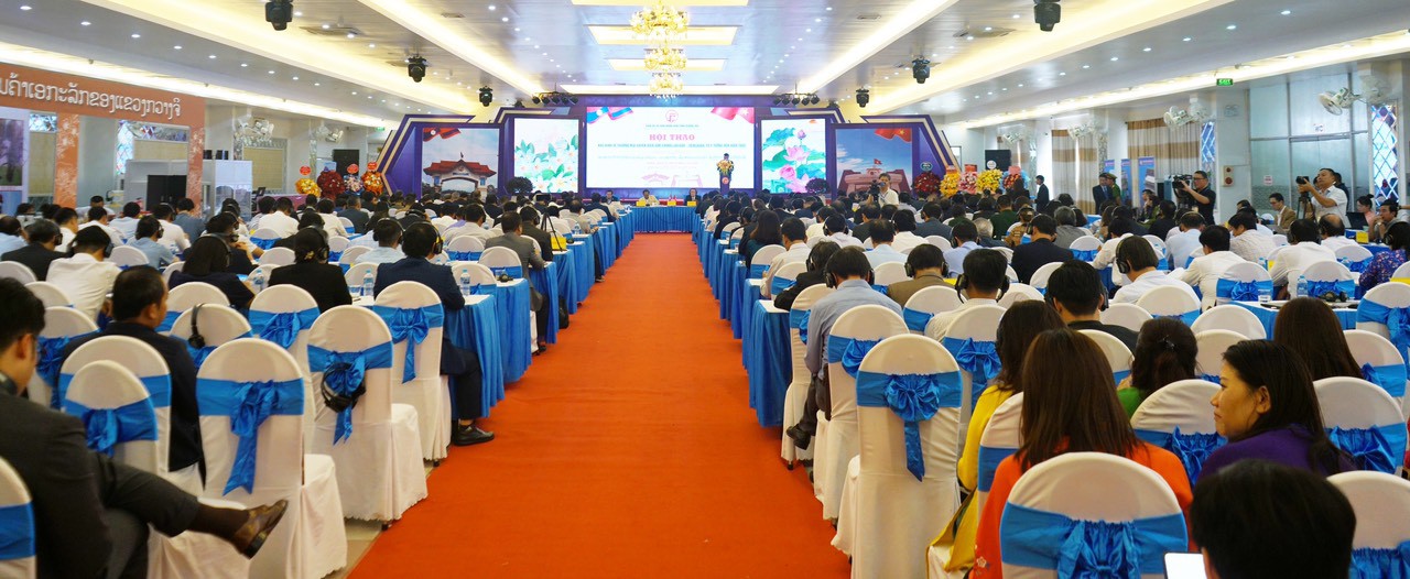 Hội thảo &ldquo;Khu kinh tế thương mại xuy&ecirc;n bi&ecirc;n giới chung Lao Bảo - Đensavan: Từ &yacute; tưởng đến hiện thực&rdquo; thu h&uacute;t nhiều chuy&ecirc;n gia, nh&agrave; khoa học tham dự - Ảnh: N.T